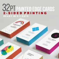 Business Cards - Painted Edge 